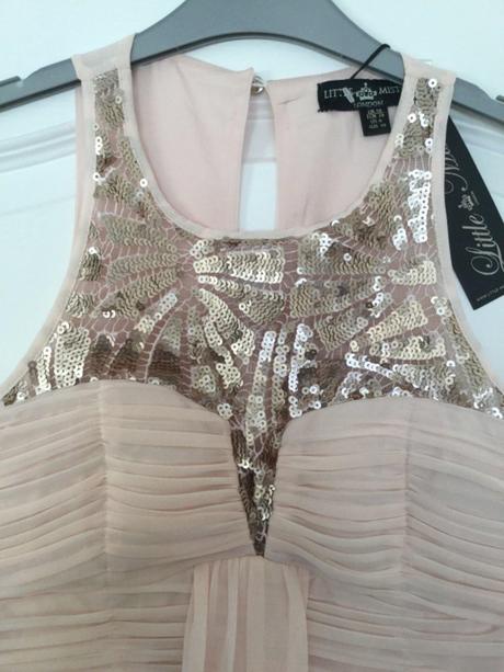 Little mistress pudrove spolocenske saty s m, s