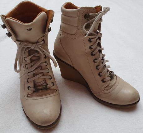 Kožené kotníky wojas, 37