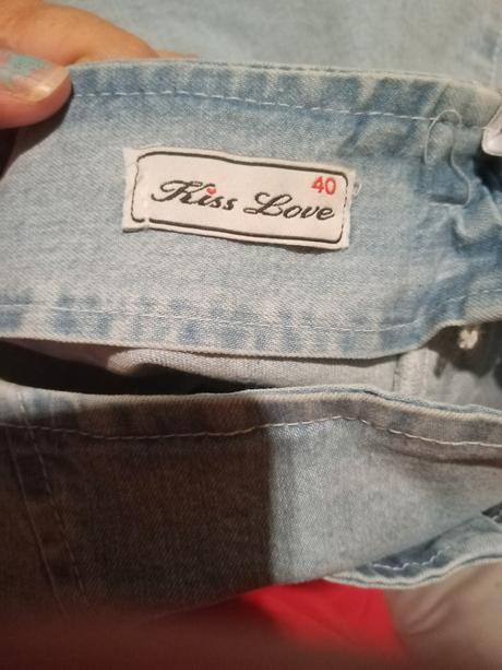 Dámska riflova sukňa, 40