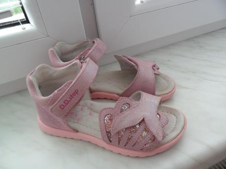 Detské kožené sandálky značky d.dstep  v 29, d.d.step,29