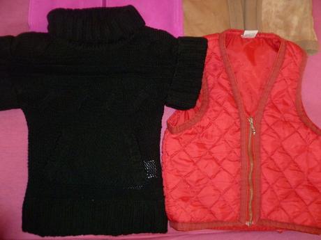 Vesta červená 110-122, h&m,116
