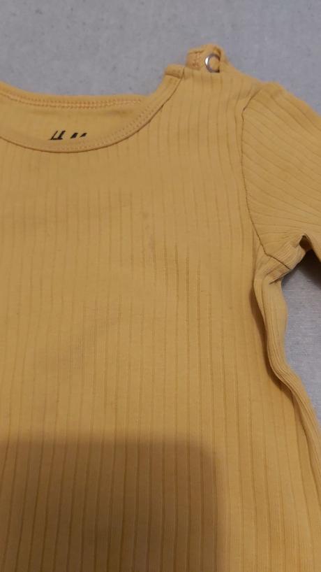 Body žlté h&m 74, h&m,74