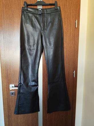 Koženkové nohavice zara veľ.m, veľmi dobrý stav, l, zara,m