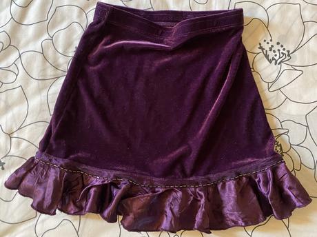 Sametová sukňa zn. bhs v. 98/104, bhs,98