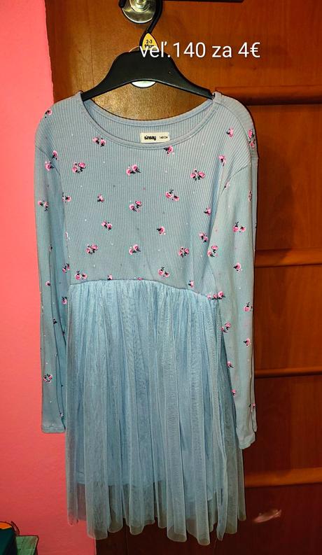 Nové šaty s dlhým rukávom veľ 140, sinsay,140