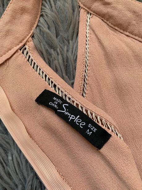 Svetloružový overál krátky, xs