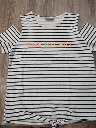 Tričko s otvormi na pleciach, pepco,158