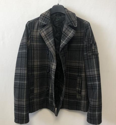 Chlapčenský vlnený kabát benetton 2xl 160 (11-12r), benetton,158