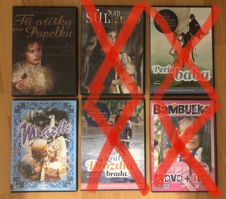 Retro rozprávky na dvd, 