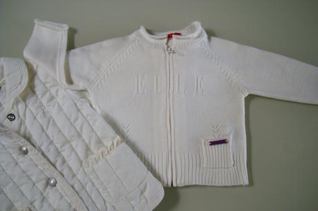 Elle svetrík, kvalitný na zips, ako nový, 9 m., 74