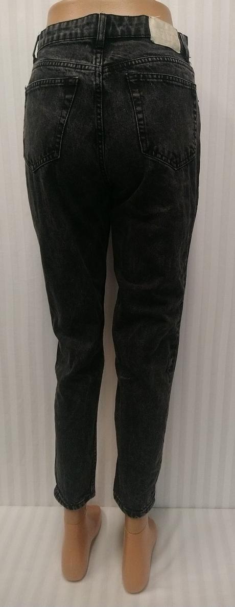 Dámske čierne rifle, bershka, xs, bershka,xs