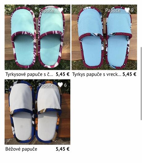 Papuče veľkosť 37-38, 37