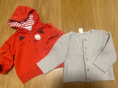 Mikina +svetrik, h&m,68