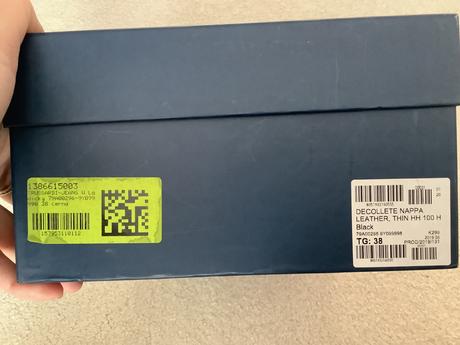 Lodičky trussardi jeans, 38