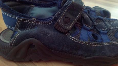 Modré sandálky, č.34, vnút.dĺžka max.21cm, elefanten,34