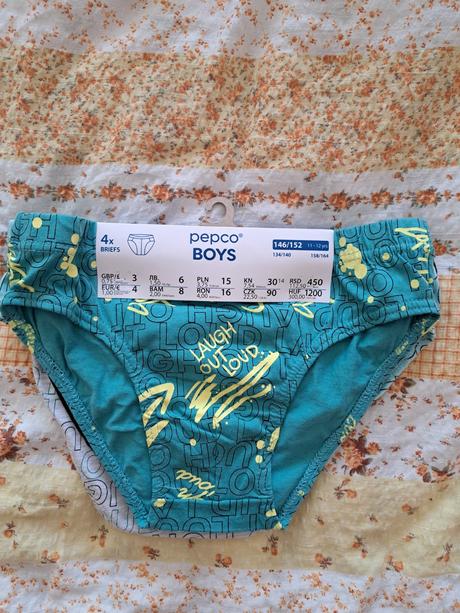 Nenosené slipy, pepco,152