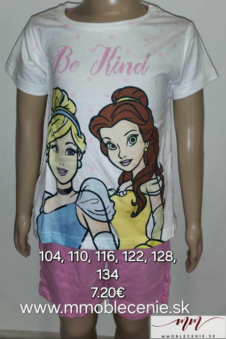 Pyžamo barbie, disney,104 - 134