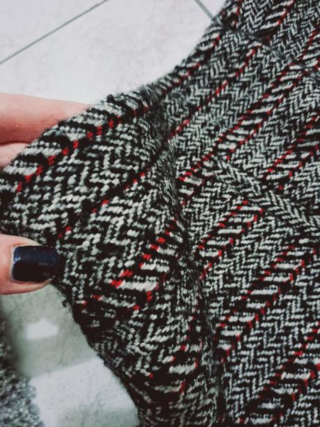 Elegantná zimná sukňa, h&m,m