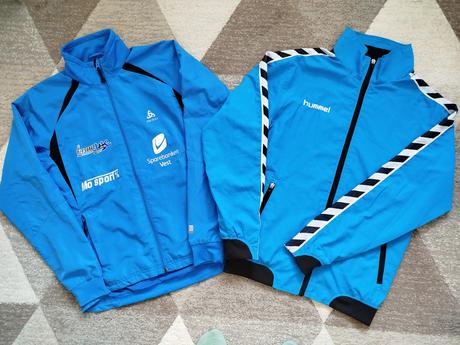 Športové vetrovky hummel a odlo, 164