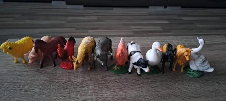 Zvieratká na farme, 12 ks, 