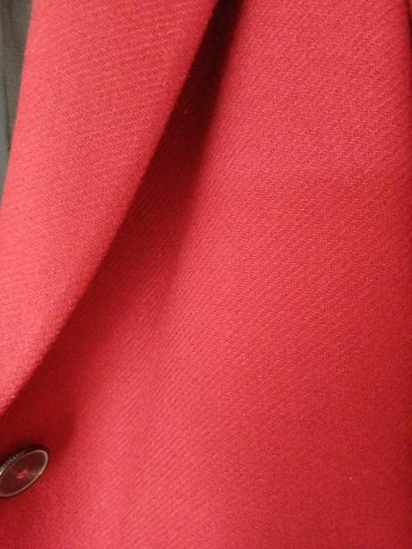 Tmavočervený kabát zn. zara, zara,s