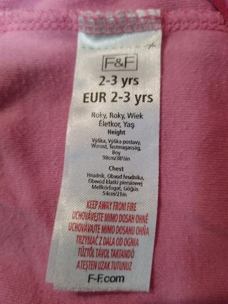 Dievčenské pyžamká, f&f,98