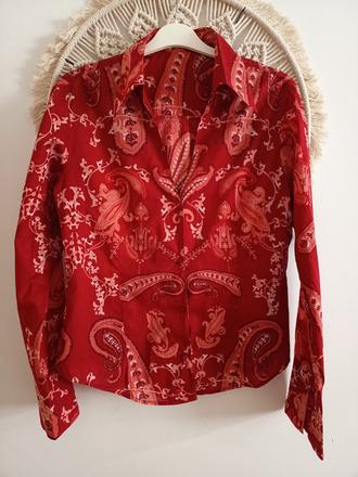 Červená blúzka zero, l