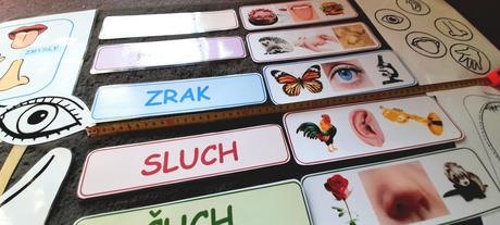 Pomôcky na rozvoj zručností - zmyslové orgány, 