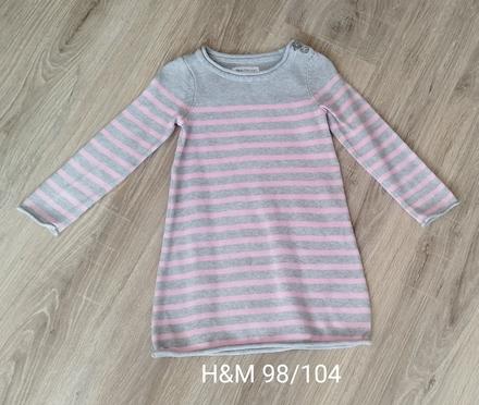 Pletené šaty, h&m,104