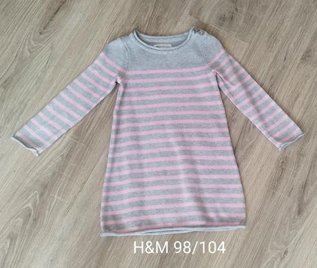 Pletené šaty, h&m,104