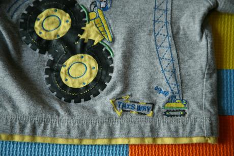 Tričko s " bagrom", mothercare,62