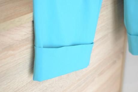 Tyrkysové nohavice l, l