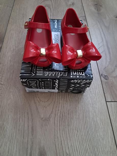 Červené voňavé balerinky, melissa,21
