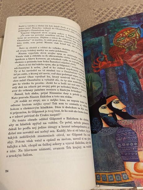 Retro vintage gilgameš vojtech zamarovský 1975, 