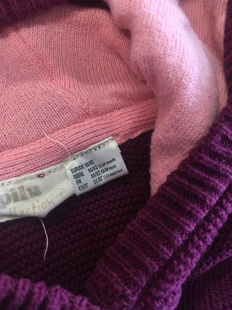 Rovnaké svetríky (62/68 a 86/92), lupilu,62