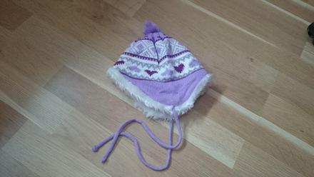 Fialová zimná čiapka, okay,86