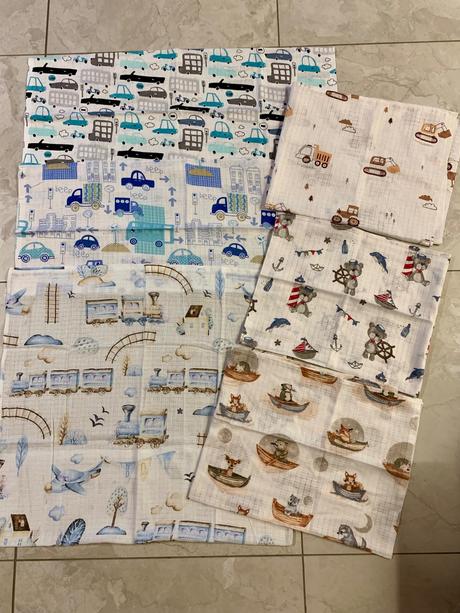 Nové bavlnené plienky,