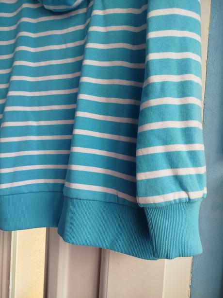 Pásikavá hrubšia mikina 140/146, bonprix,140