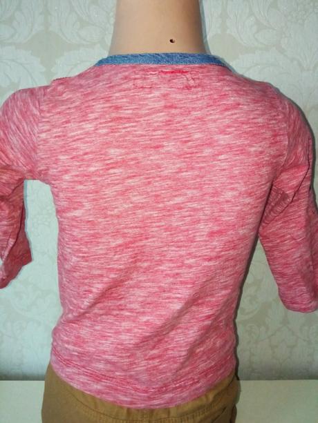 Chlapčenské tričko s roll-up rukávom h&m (92), h&m,92