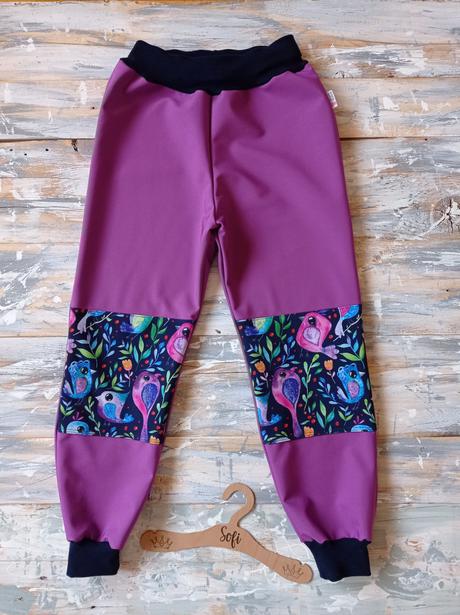 Zimné softshellové nohavice c, 68 - 140