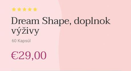 Dream shape doplnok na chudnutie 60 kapsúl, 