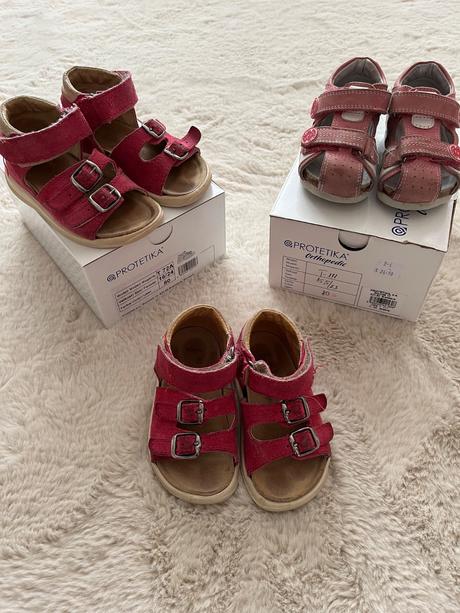 Mix detskych sandalok, protetika,23