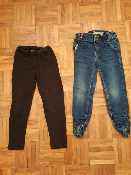 Dievčenské rifle+legíny, lindex,98