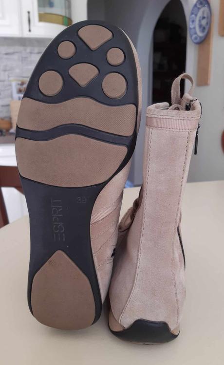 Pohodlné dámske topánky zn.esprit - brúsená koža, esprit,39