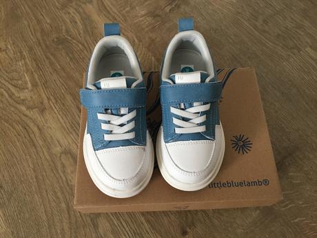 Celoročné kožené tenisky, little blue lamb,25