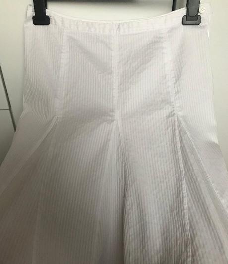 Letná biela sukňa z dielov s/m, m
