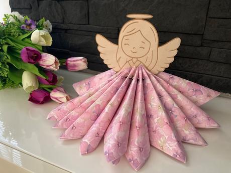 Držiak servitok baletka/ svadba/ anjel, 