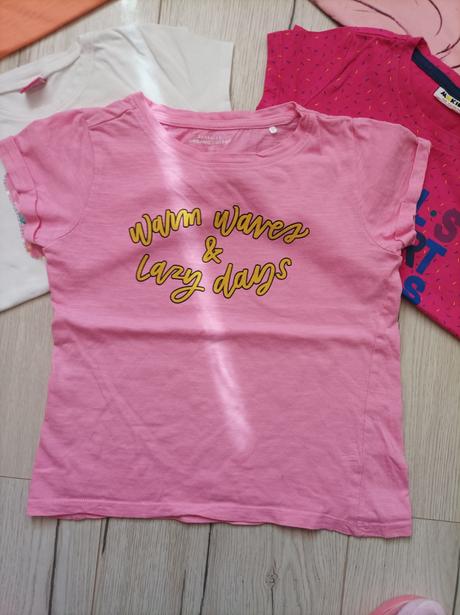 Dievčenské tričká 116/122 22kusov, reserved,116