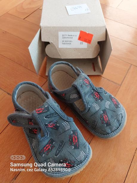 Beda papučky 22, beda,22