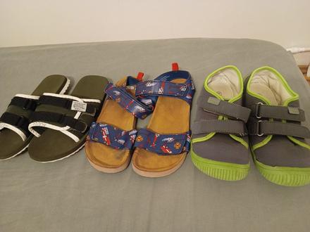 Tenisky a sandále velk.33, 33